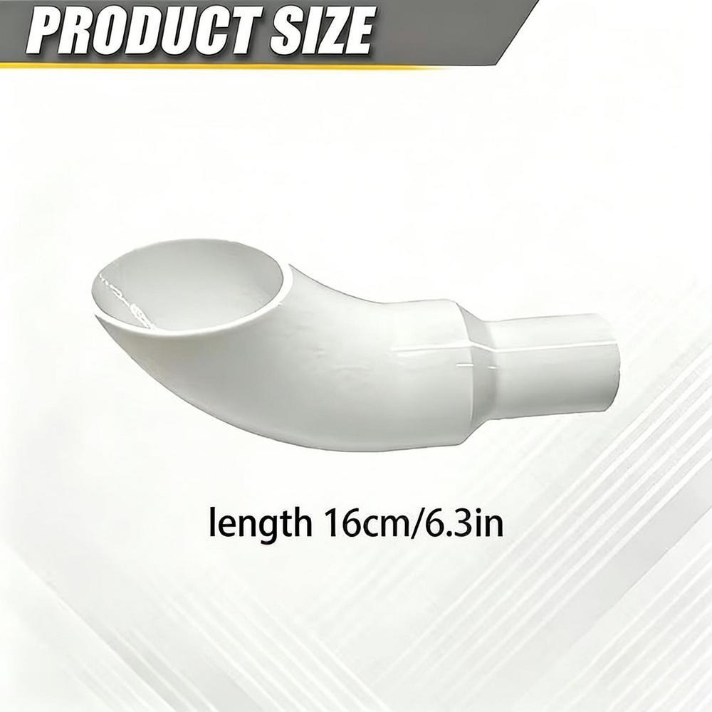 

Water Tank Fill Funnel Multi Purpose Anti Slip Grip RV Fresh Water Tank Fill Funnel for Boat Yacht Trailer RV Porch Patio белый