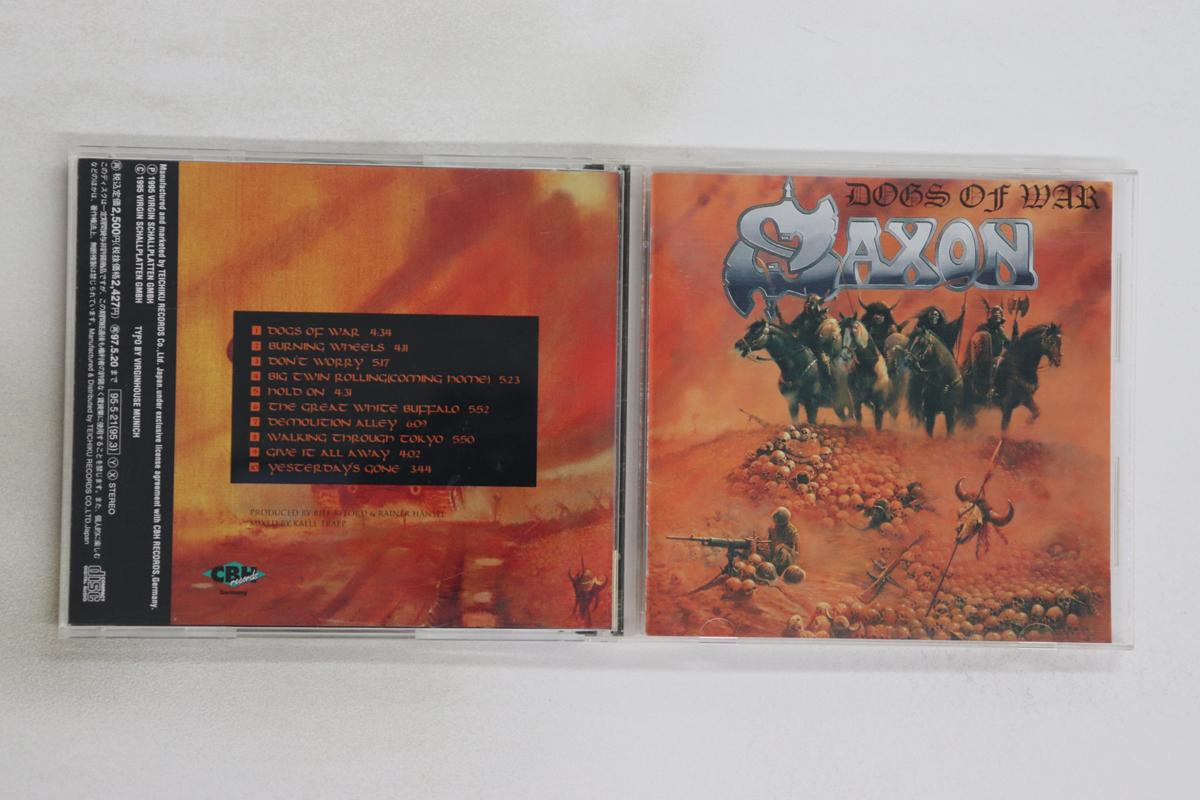 

CD SAXON - Dogs Of War TECX25957 CBH 1995 Japan Metal Used
