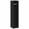 VidaXL Bathroom Furniture with Black Toilet Paper Holder 20.5x20x90 Cm, Bathroom Storage Unit, Bathroom Cabinet, 858507