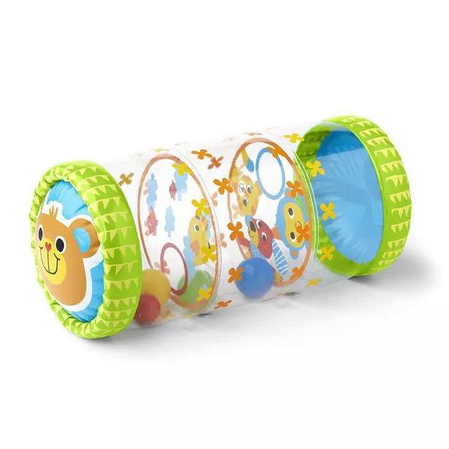 Baby Krabbelrolle Spielzeug Säuglingsaktivität Bauchzeitrolle Montessori Pädagogische Entwicklung Sensorisches Spielzeug für Kinder 0 12 Monate