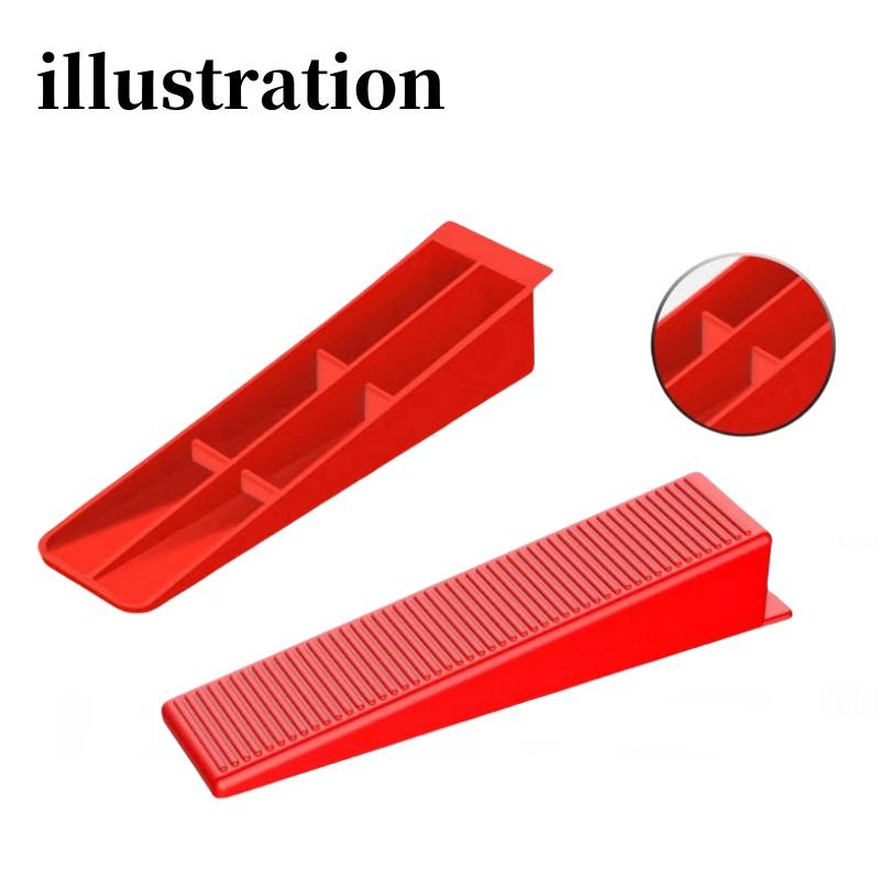 100-800PCS Floor Tile Leveling System Clips Spacers Straps Tile Piler Wadge Ceramic Tile Laying Leveling Construction Tools