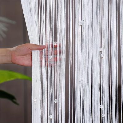 Beaded Curtain Door String Curtains for Doorway Tassels Beads Hanging Fringe Hippie Room Divider Window Hallway Entrance Bedroom
