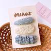 Winter Korean Fashion Cloth Hairpins Women Girls Hair Clips Pin Barrettes Accessories Hairgrips Headdress Headwear Ornament