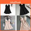 Milk Silk Lace Trim Nightwear With Low Cut And Seductive Design For Summer Sleepwear