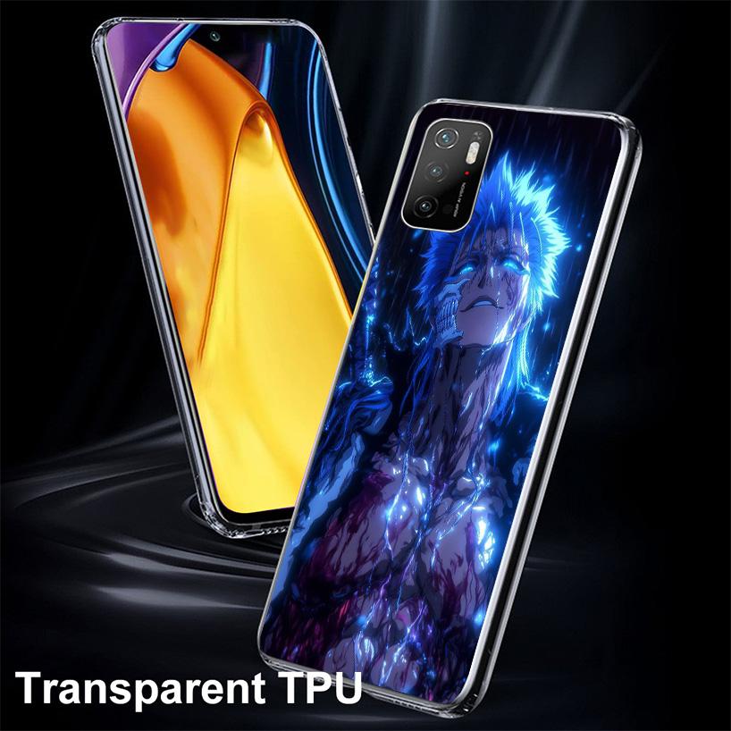 Grimmjow 6 Bleach Phone Case For Xiaomi Poco X7 X6 X5 Pro F7 Ultra Redmi 15C 15 13 13C 12 12C 10 10A 10C 9 9A 9C 9T Shell Poco X