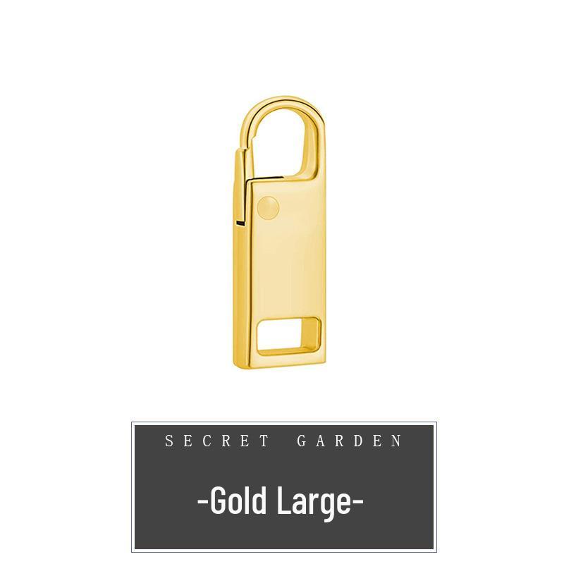 Alloy Replacement Zipper Pull Tab for Backpack and Jacket