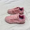 Fashion 2024 New Spring and Autumn Pink Denim Fringed Retro Bread Shoes for Women Couples Niche Sports Casual Shoes for Men