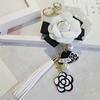Element Hanger Bag Ornaments Car Key Ring Flower Keyring Camellia Key Chain Key Chain Bag Pendant