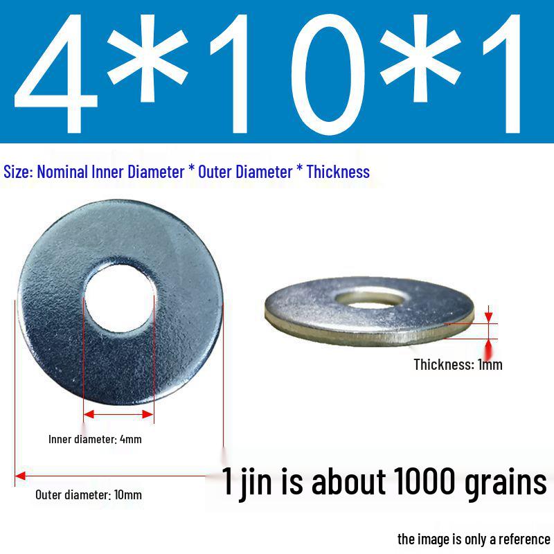 Galvanized Oversized Metal Washers M3-M60