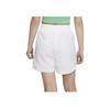 Nike High-Waisted Woven Logo Print Casual Shorts Women shorts White FN7219-100