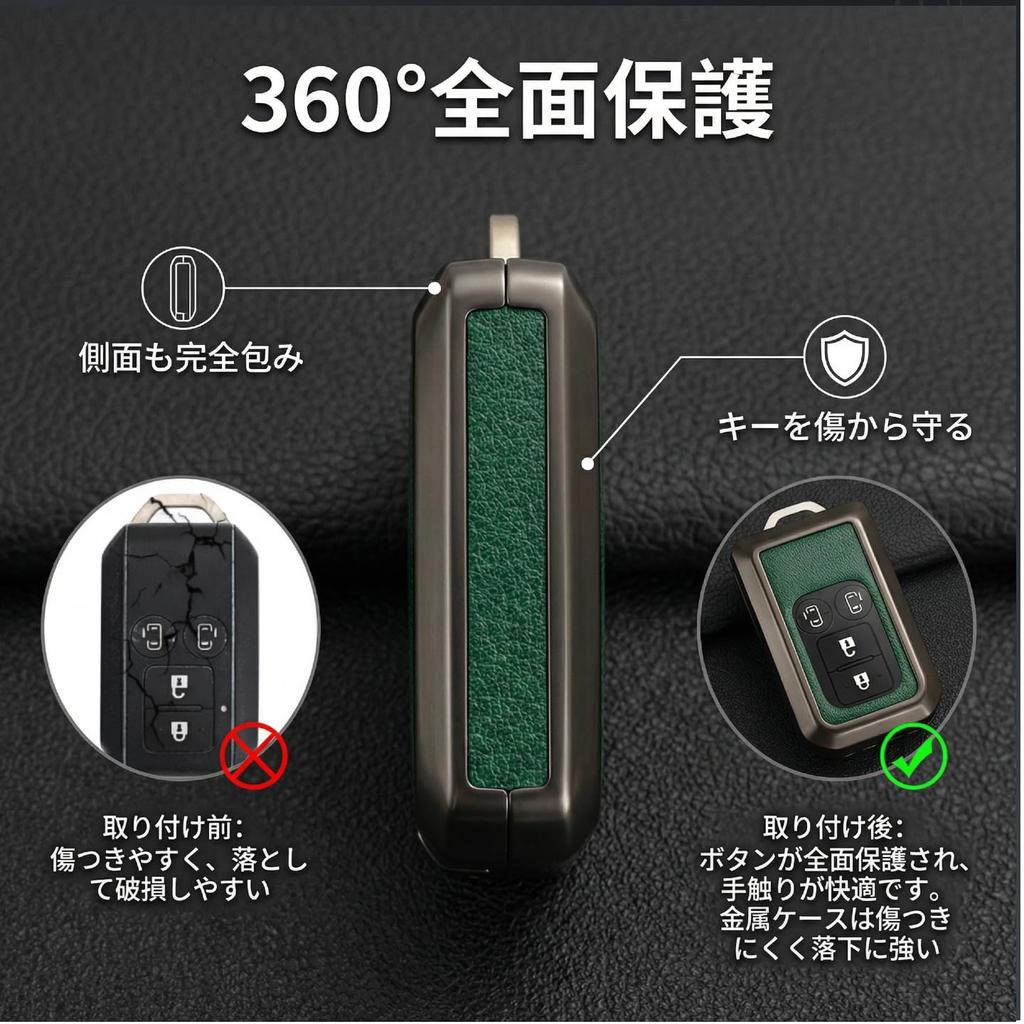 Jimny Accessories Jimny Key Case Key Holder Jimny Sierra Accessories Key Cover Suitable for JB64 JB74 Models key metal and leather combination key