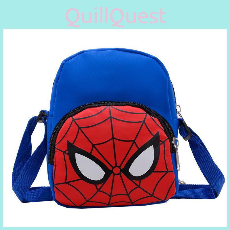 Childrens Spiderman Lightweight Crossbody Bag With Animal Pattern Daily Play