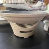 Chinese Ceramic Double Compartment Hot Pot Set