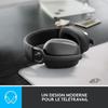 Casque - Sans fil - Logitech - Zone Vibe 100 - Bluetooth - Anti-parasite - Graphite