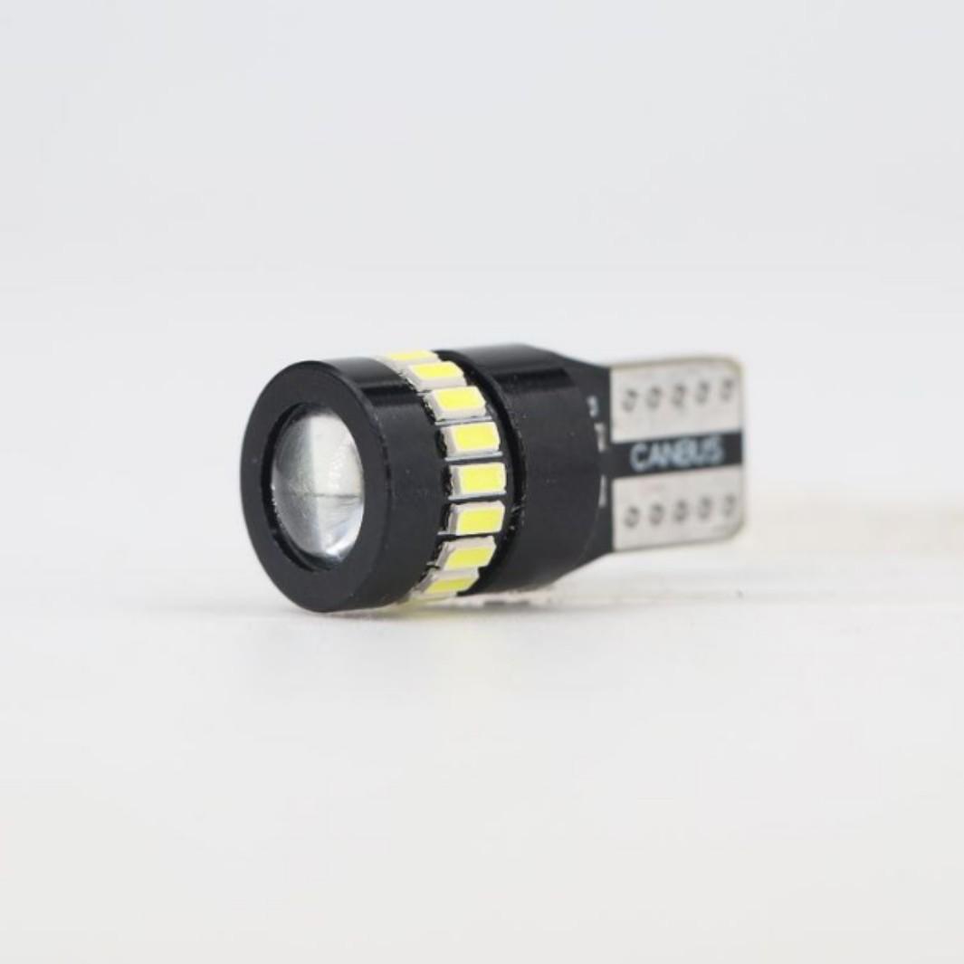 4Pcs High Bright T10 LED Parking Light, CANBUS Error Free, Dual 3014+3030 Chips, DC 12V-24V Universal Width Indicator Lamp 4pcs*T10 чёрный