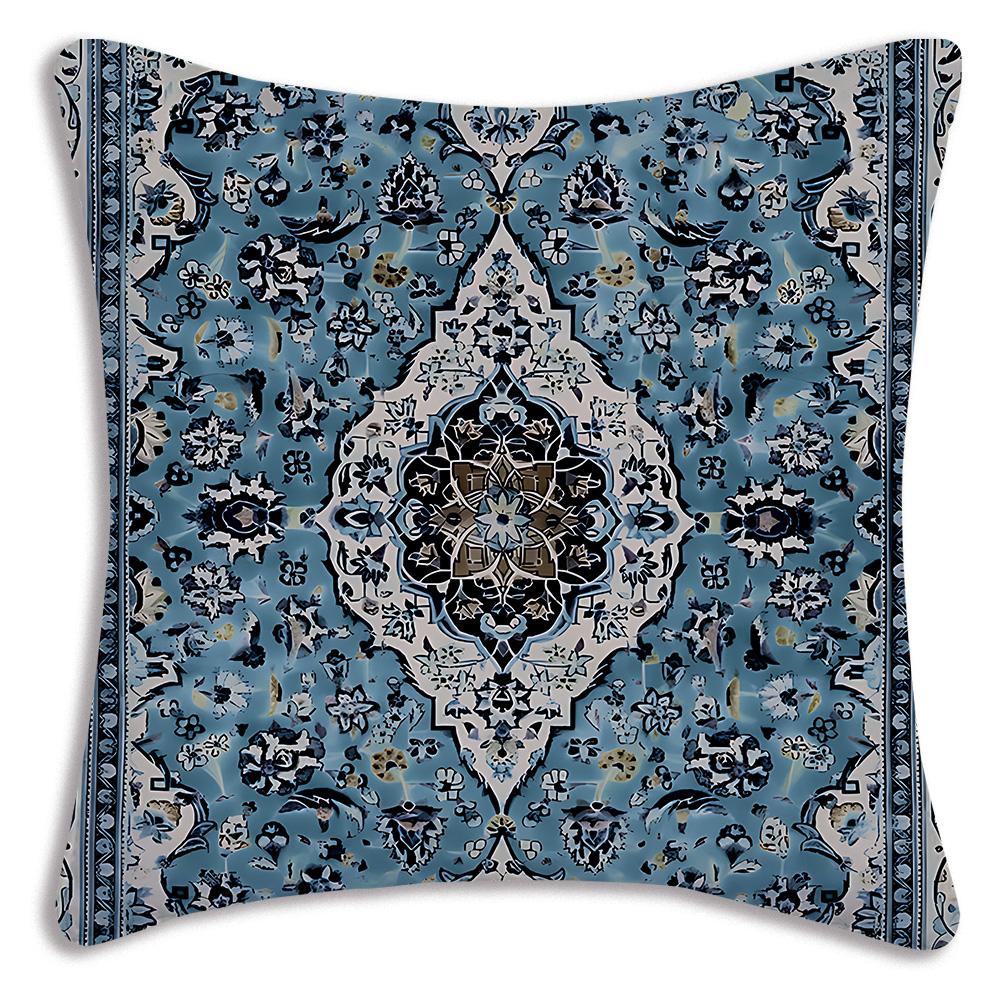 Luxury Persians R-Rug Illow Covers Cartoon Sofa Decorative Home Double-sided Printing Short Plush Cute Cushion Cover