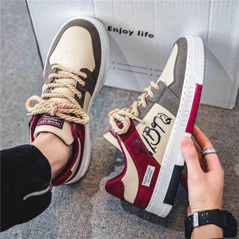 Fashion Men's Sneakers Casual Skate Shoe Outdoor Anti Slip Training Shoes for Men Light Walking Shoes Vulcanized Shoes Zapatillas Hombre