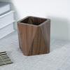 Black Walnut Desktop Solid Wood Pen Container  Creative Multifunctional Learning Supplies Stationery Wooden Storage Container