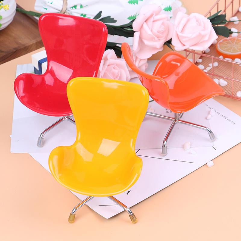1Pc 1/6 Dollhouse Miniature Chair Furniture Model Toys For Doll House Decoration