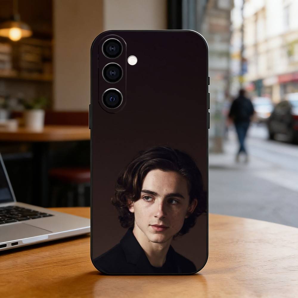 Actor T-Timothée Chalamet Phone Case For Samsung Galaxy A73,A72,A71,A70,A53,A52,A51,Others Soft Black Cover