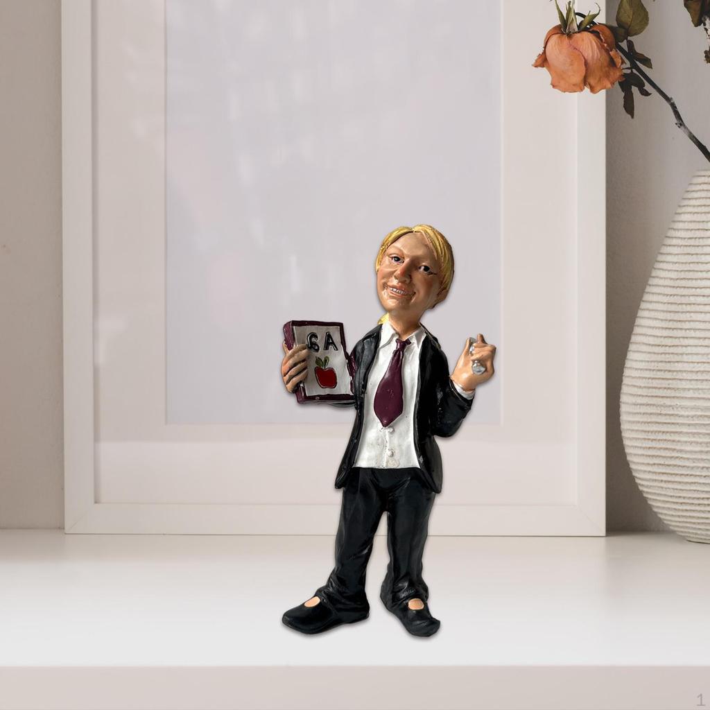 Lidská řemesla Ornament Pryskyřice Socha Dárek k narozeninám Moderní sběratelská figurka domácího dělníka