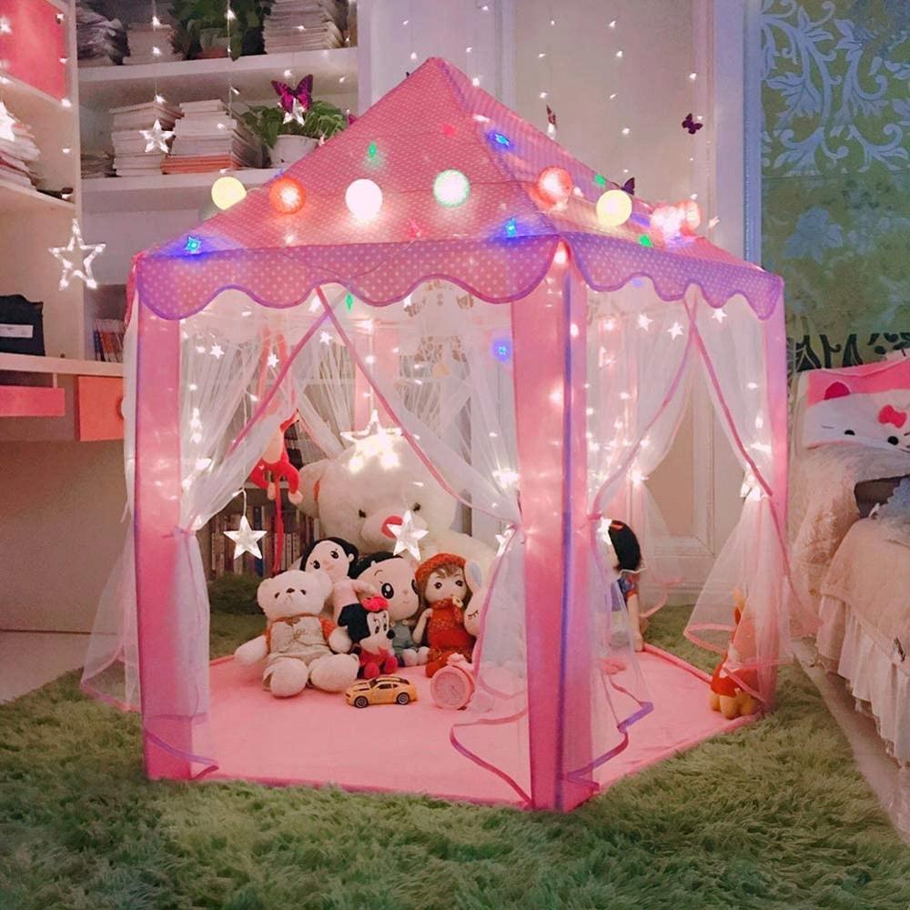 [PACZA][1] Children's Tent Castle Palace Curtains Y137R