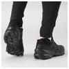 Salomon SPEEDCROSS 6 WIDE Trailrunningschuhe, Unisex, Schwarz/Schwarz/Phantom, 25.5
