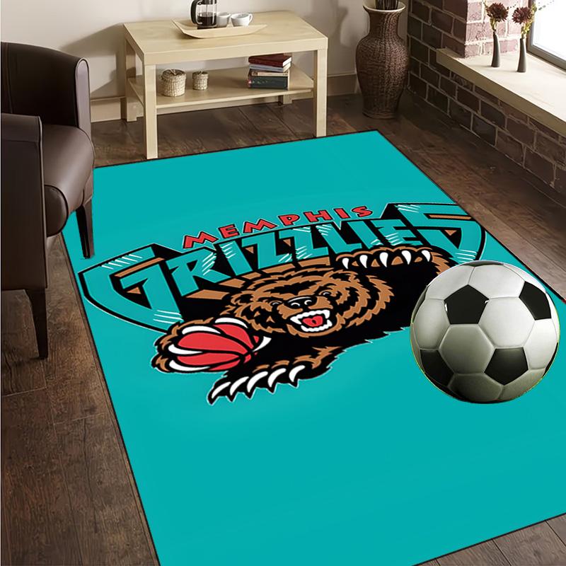 Grizzly Marks Logo Design Rug Office Carpet Non-Slip Mat, Chair Rug Floor Covering for Gaming, Bedroom, Living Room , Home Decor Christmas Gift