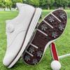 2026 New Golf Shoes Outdoor Fashion Men's Fitness Golf Shoes Lawn Comfortable Non Slip Leisure Golf Walking Shoes