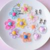 Handicrafts Sewn Products Flower Hollow Resin Jewelry Colorful DIY Crafts Jewelry Accessories