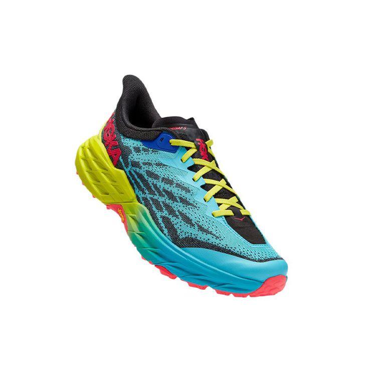 HOKA Speedgoat 5 Scuba Blue Black Men Sneakers 1123157-SBBK