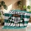 Custom Name Personalized Club Santos Laguna Print Blanket, Home Decor, Bedroom, Sofa, Camping, Couch, Gifts for Birthday Christmas