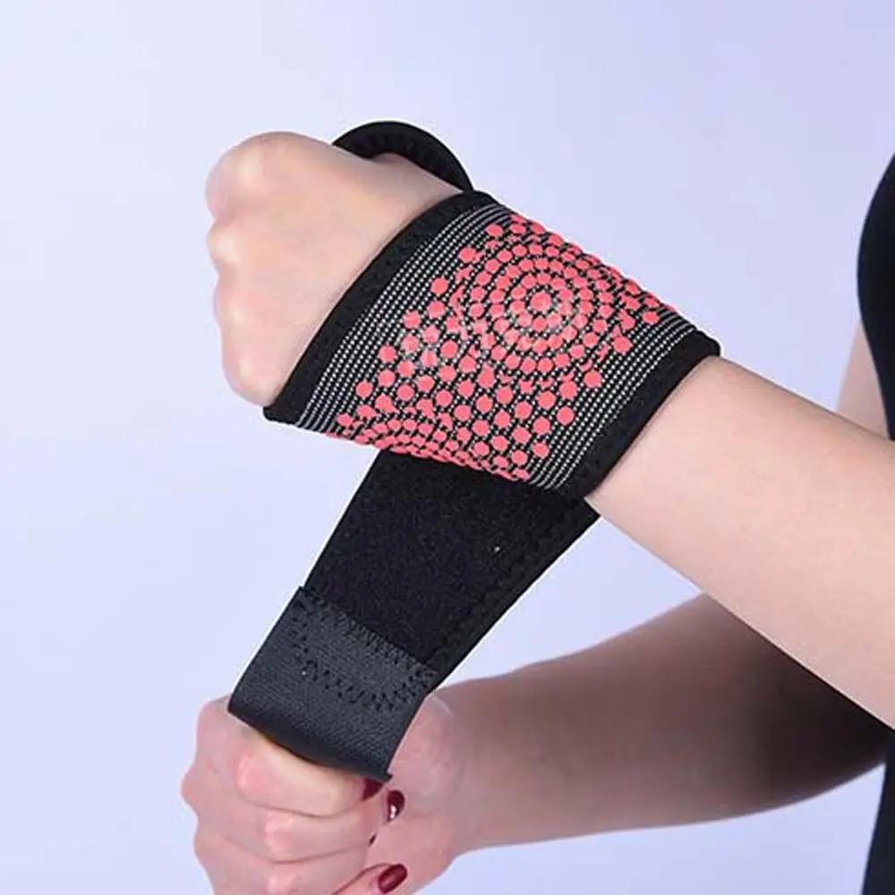 Magnetic Wrist Brace Compression Pain Relief Self Heating Wrist Support Wraps Hand Protectors Bandage for Daily Use