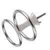 316 Stainless Steel Double Ring Cup Holder Drink Beverage Holder for Marine Boat Yacht Car RV