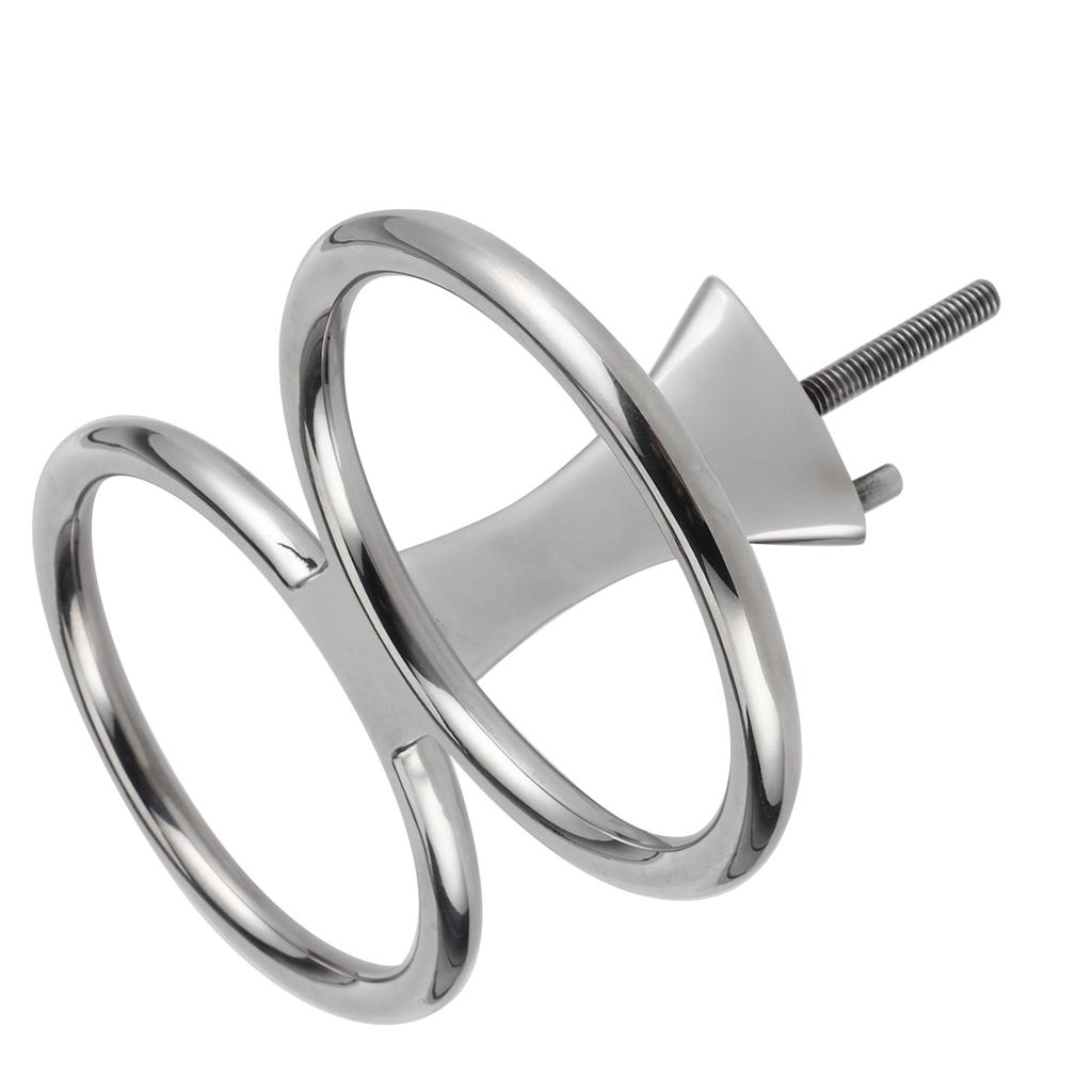 316 Stainless Steel Double Ring Cup Holder Drink Beverage Holder for Marine Boat Yacht Car RV