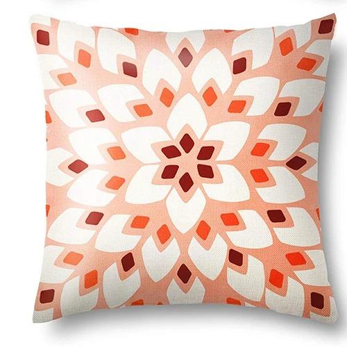 

Наволочка с красным геометрическим принтом для автомобиля, украшения для офиса, гостиной, дома 40x40cm