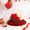 DIY Blumensteckschaum für Auto-Kopfdekoration Saugnapfhalterung Floristik Schaumstoff Arrangement Basis Leicht Auslaufsicher für Hochzeit Geburtstag