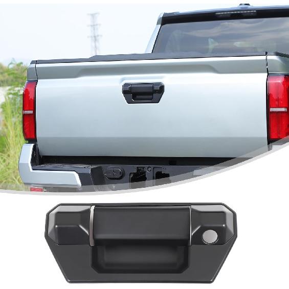 Daeiclru Tailgate Door Handle Trim Cover Compatible with Toyota Tacoma 2024 2025, Rear Trunk Grab Handle Cover Scratch Protector Accessories (Not Fit