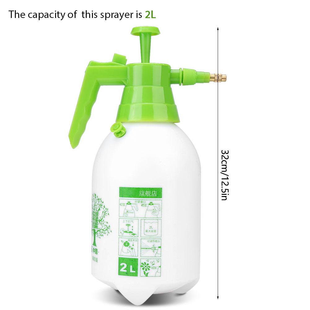 2L Manual Pressurized Water Sprayer Spray Gun Sprinkler Tool Garden Lawn Plant