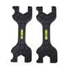 2pcs Multifunctional Double Head Shower Wrenches Plastic Bathroom Faucet Repair Tool with Bubble Level for Plumbing Tool