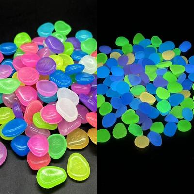 Luminous Pebbles for Vase, Potted Plant, & Fish Tank Decoration (1.5-2cm, 0.5g)