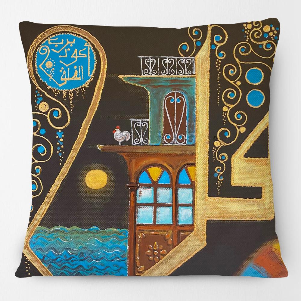 The Middle East Traditional Folk Culture Teapot By The Traditional Heater Cushion Cover Domes Mosque Art Print Pillow Case