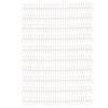 10 Pcs Loose Leaf Binding Spine 30 Holes 22mm Inner Diameter Wear Resistant Plastic Binding Rings Transparent