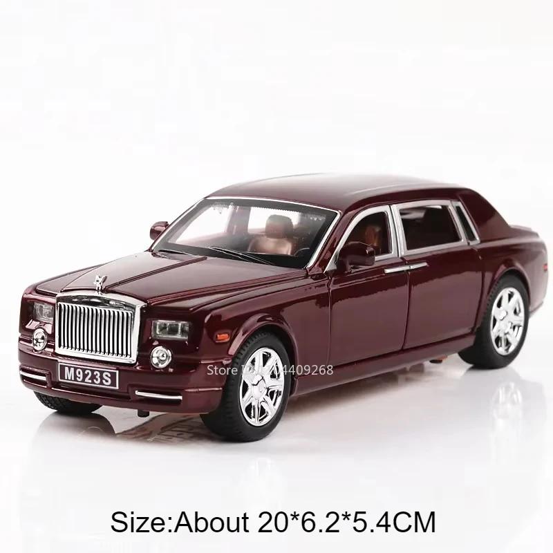 1:24 Rolls Royce Phantom Spectre Modell Spielzeugauto Diecast Metall Sound Licht Rückzieher Sammlung Spielzeug Fahrzeugmodelle Geschenk Ornamente