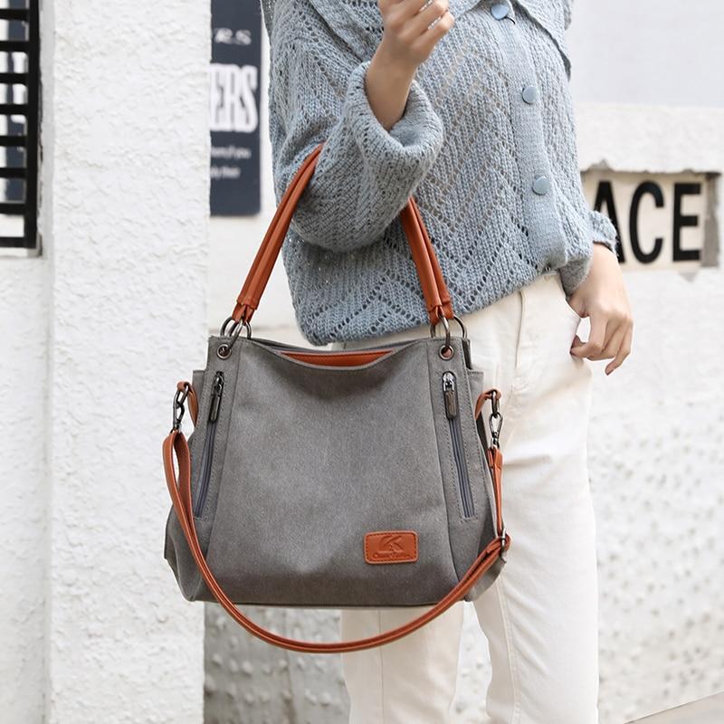 Women Bags Fashion Designer Shoulder Crossbody Bag for Women 2024 Female Messenger Bag Women's Purse Lady Canvas Cloth Handbag