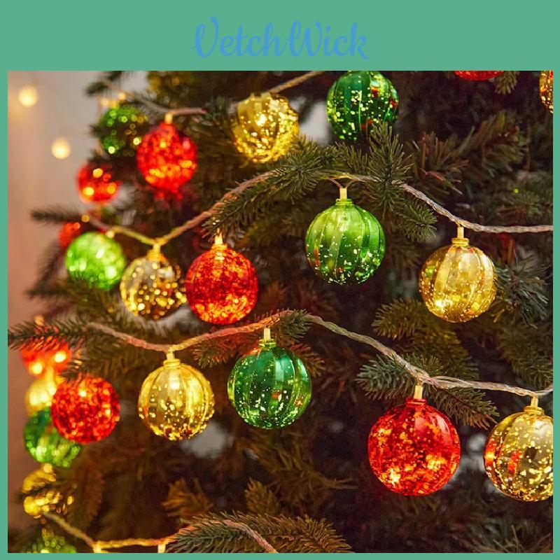 Christmas Led Indoor String Lights With Gift Box Ball For Festive Decor
