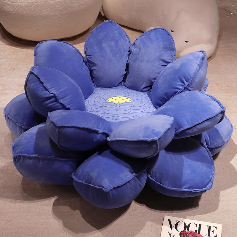 Lotus Flower Plush Cushion Large For Home Lounge And Bedroom Decor