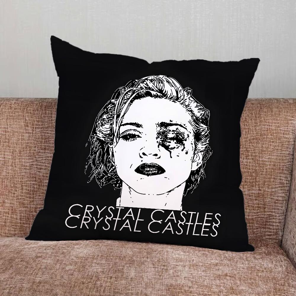 BNAD C-Crystal C-Castles Pillow Case For Home Bedroom Car Office Decoration Living Room Sofa Cushion Cover Suitable