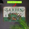 Custom Name Garden Tool Metal Sign Vintage Wall Art Plant Lover Home Yard Decor