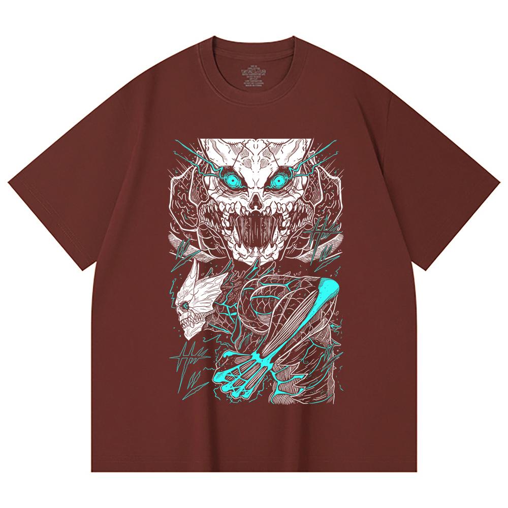 230 Gsm 100% Cotton Kaiju No 8 V2 Print Unisex Heavy Cotton T Shirt